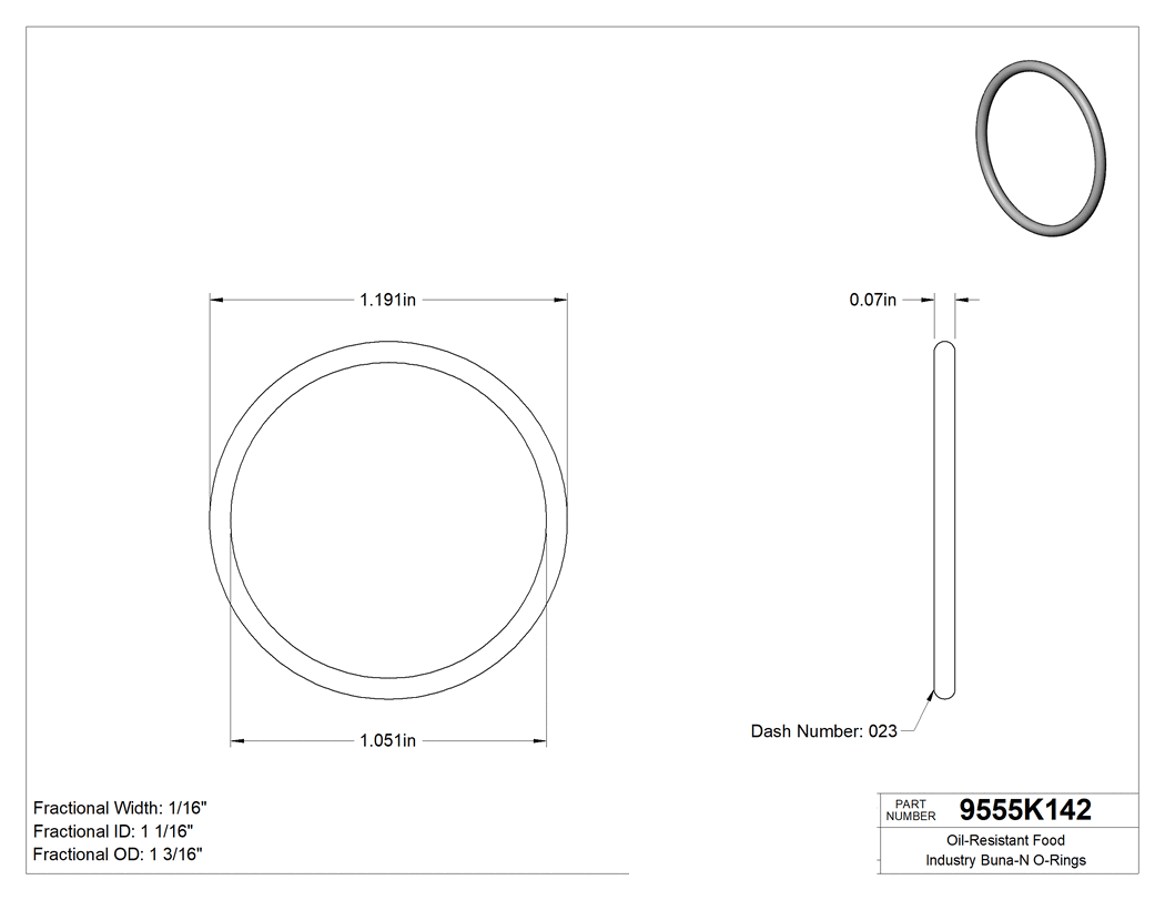 Technical drawing - 9555K142